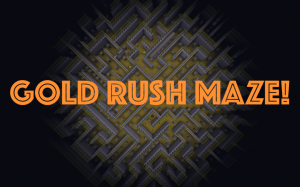 İndir Gold Rush Maze için Minecraft 1.12.2